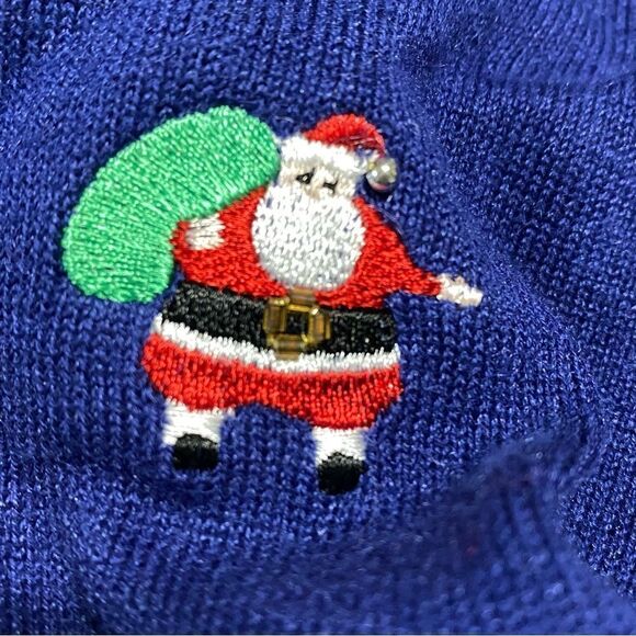 𝅺quacker Factory Christmas embellished sweater set size M - Picture 4 of 11